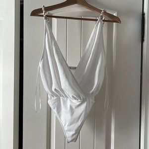 Zara white bodysuit - NWOT